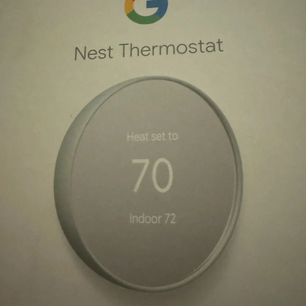 Google Nest Thermostat in Gray